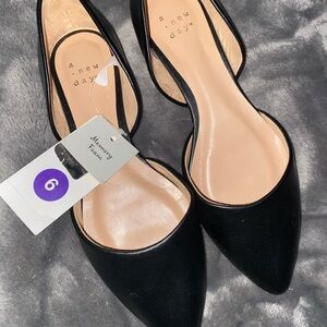 A New Day Women's Black Flats